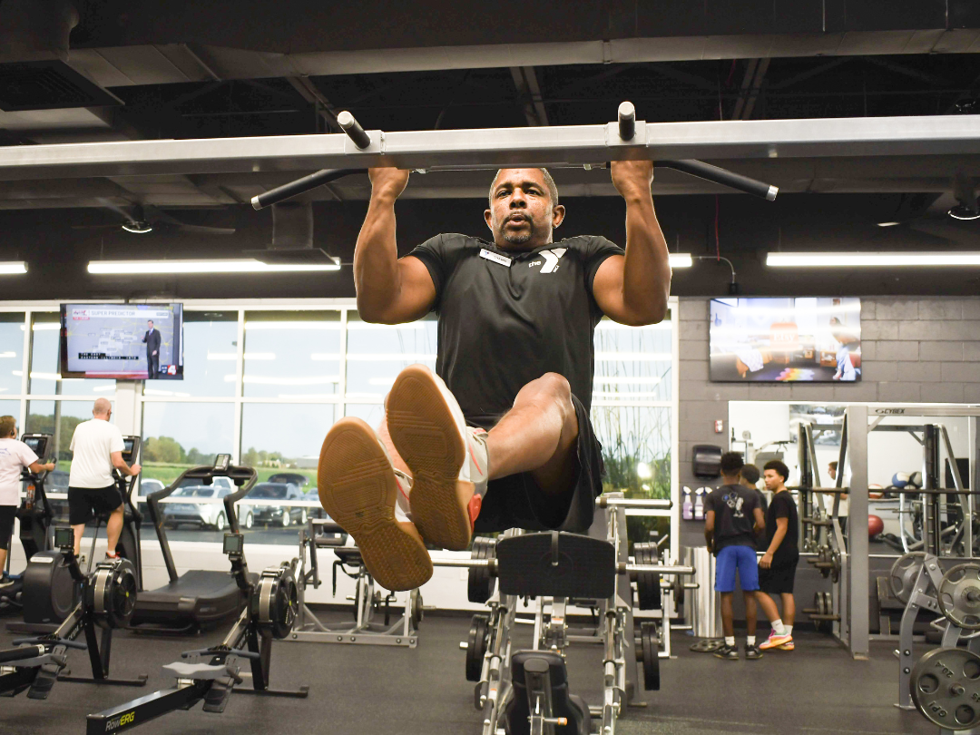 Shawn Cofield Executing a Chin up